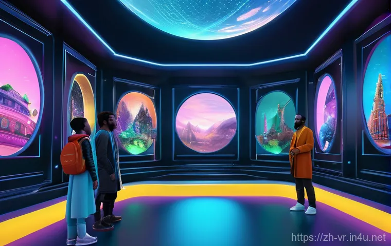 VR 전시회 - **AI-Guided Virtual Art Gallery Interaction**
    A person, appearing to be in their twenties or thi...