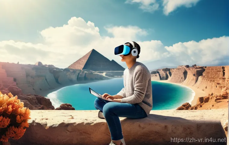 VR 게임 하드웨어 - **Prompt:** A dynamic, action-shot of an athletic individual (male or female) vigorously engaging in...