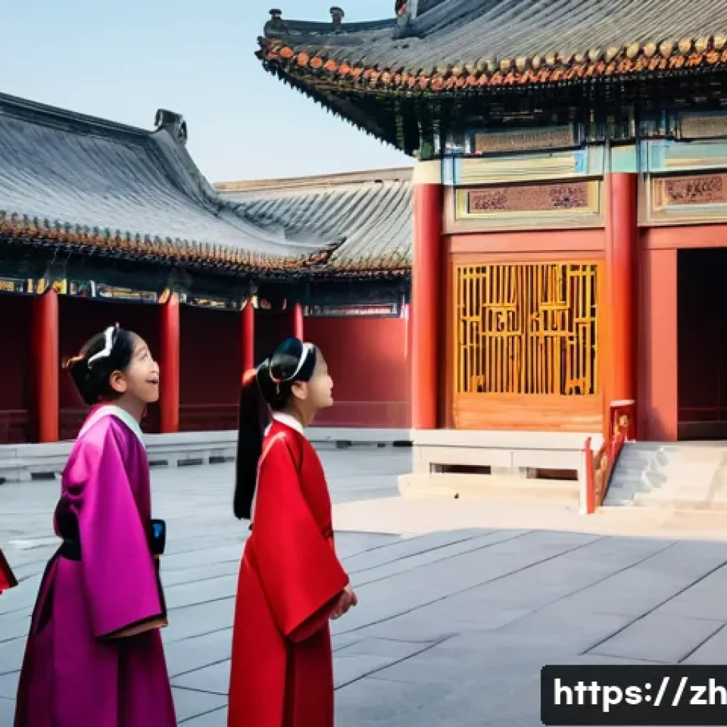 VR과 로봇 기술 - **Immersive VR Historical Exploration**
    "A diverse group of cheerful middle school students, eac...